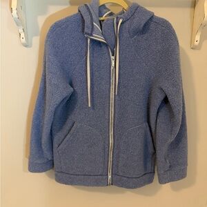 Lululemon Athletica Blue and Cream Zip-Up Jacket